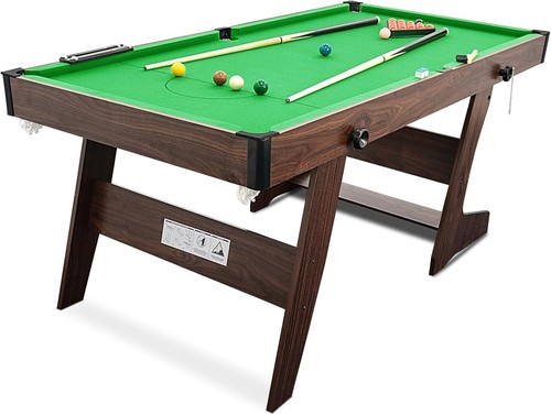 6ft folding pool snooker - 6ft,